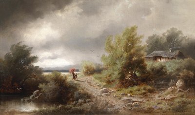 Approaching Thunderstorm by Albert Rieger